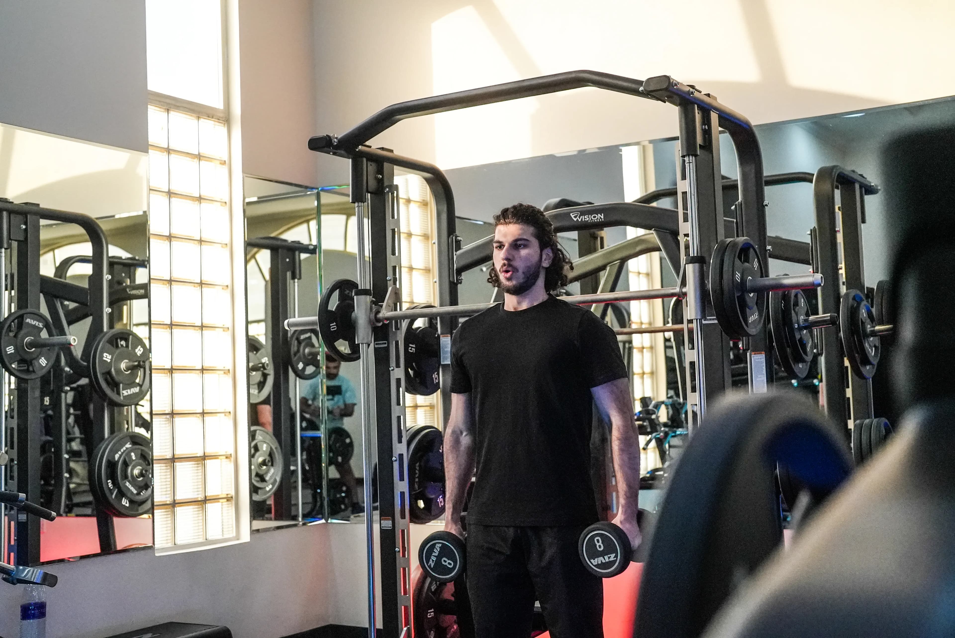 Strength training in the fitness centre