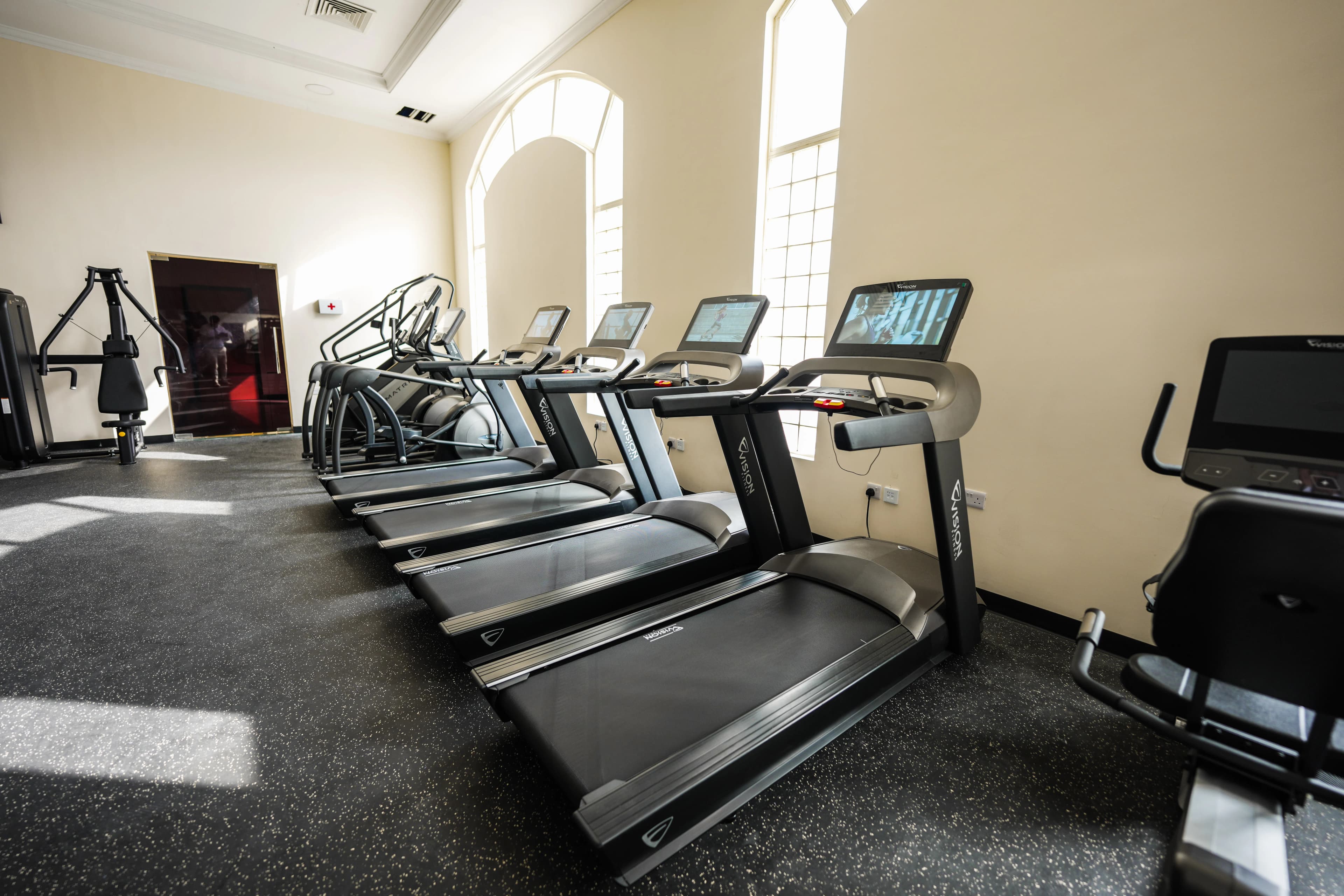 Cardio and treadmill area